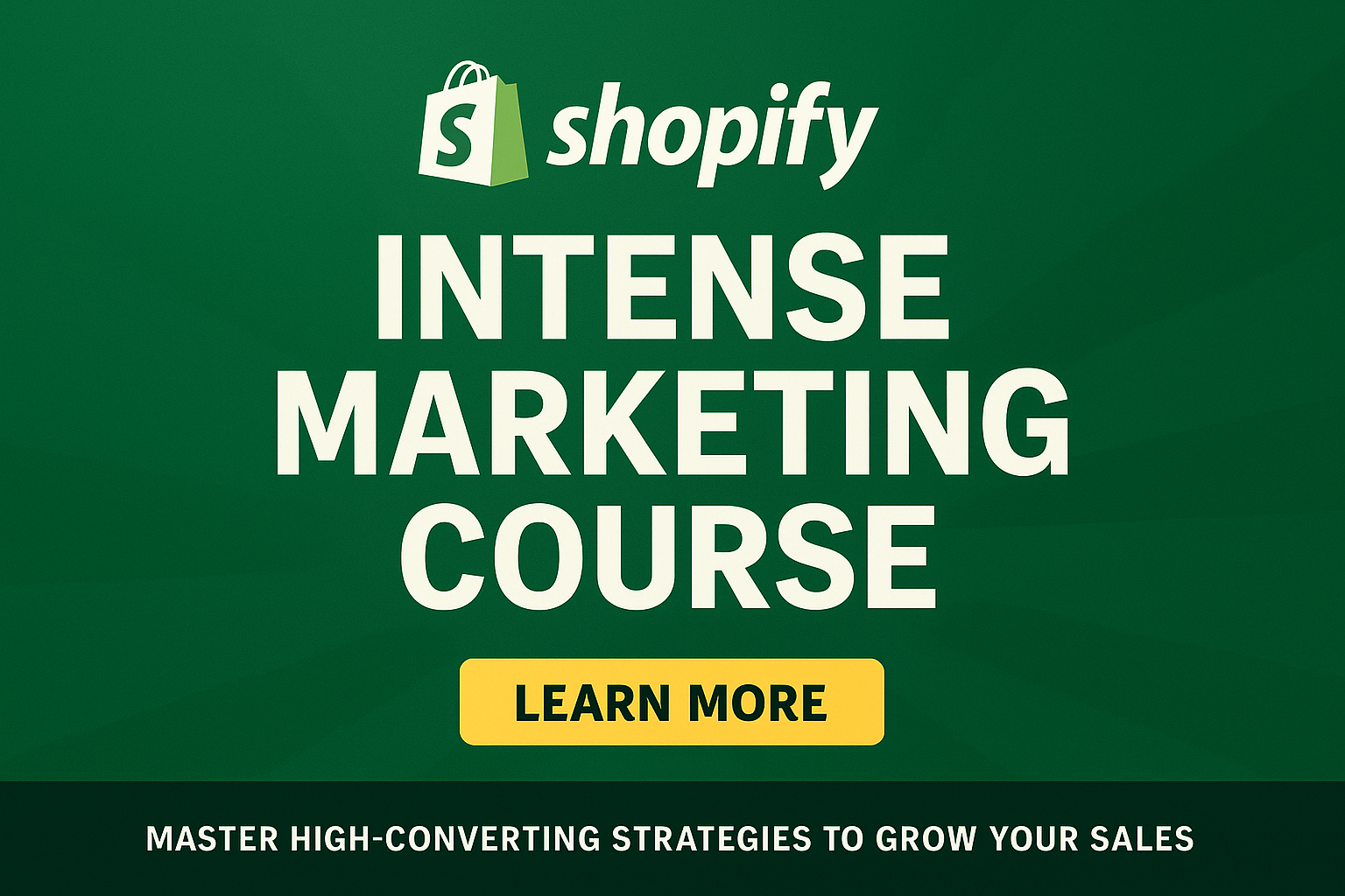 shopify intense marketing course digital growthmates